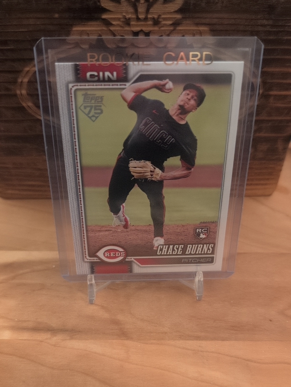 2026 Topps Chase Burns Rookie Card Reds